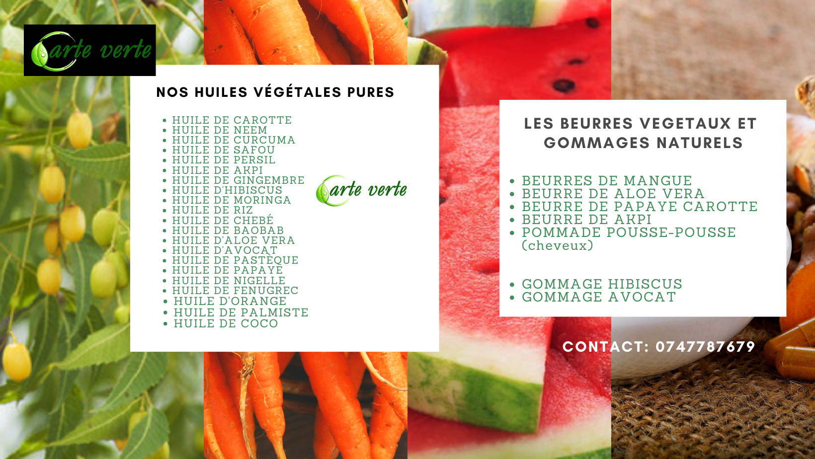 CARTE VERTE 